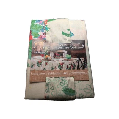 Mantel de satén estampado suave floral jardín campo mujer Pioneer 52 pulgadas X 70 pulgadas Foto 1 de 2