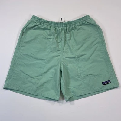 Bañador Patagonia Para Hombres Mediano Azul Malla Forrado Lago Playa Piscina Pantalones Cortos Activos Foto 1 de 4