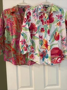 2 Lauren Ralph Lauren Womens Size Petite Medium - Picture 1 of 7