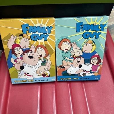 Family Guy Seasons 1-3 (Vol 1 & 2 Boxsets) on DVD - Image 1 of 4
