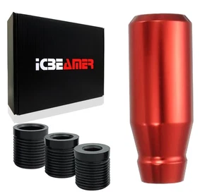 JDM Aluminum Manual Transmision Stick shifter Red shift knob 5 6 speed D452 - Bild 1 von 7