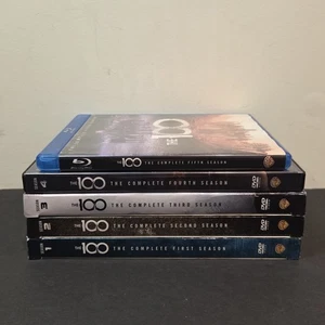 The 100 Seasons 1, 2, 3, 4 & 5 DVD & Blu-ray EUC One Owner - Picture 1 of 23
