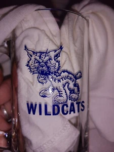 Uncommon Vintage Kentucky Wildcats Mug Glass NCAA Football Basketball Beer Stein - Picture 1 of 6