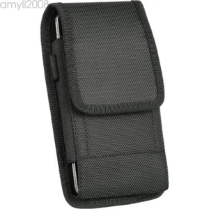 Vertical Cell Phone Holster Belt Clip Pouch Case Cover For iPhone 12/ 13 Pro Max - Picture 1 of 4