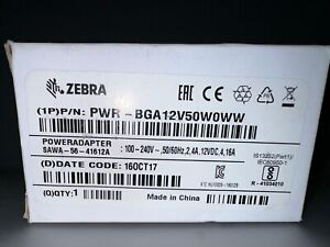 Adaptateur d'alimentation ZEBRA SAWA-56-41612A 12 V 4,16A 50 W avec cordon d'alimentation - AUTHENTIQUE