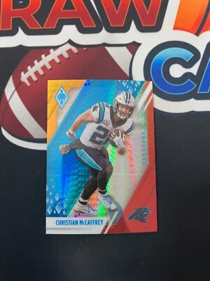 Christian McCaffrey Fire Burst PRIZM 2021 Panini Phoenix #18 San Francisco 49ers - Image 1 of 2