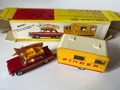 ULTRARARE DINKY FRANCE N. 882 PEUGEOT 404 CIRCUS PINDER+ ORIGINAL BOX - Immagine 1 di 4
