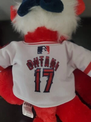 New Rare Ghost Printing LA Angels SHOTIME Shohei Ohtani Rally Monkey  - Image 1 of 3