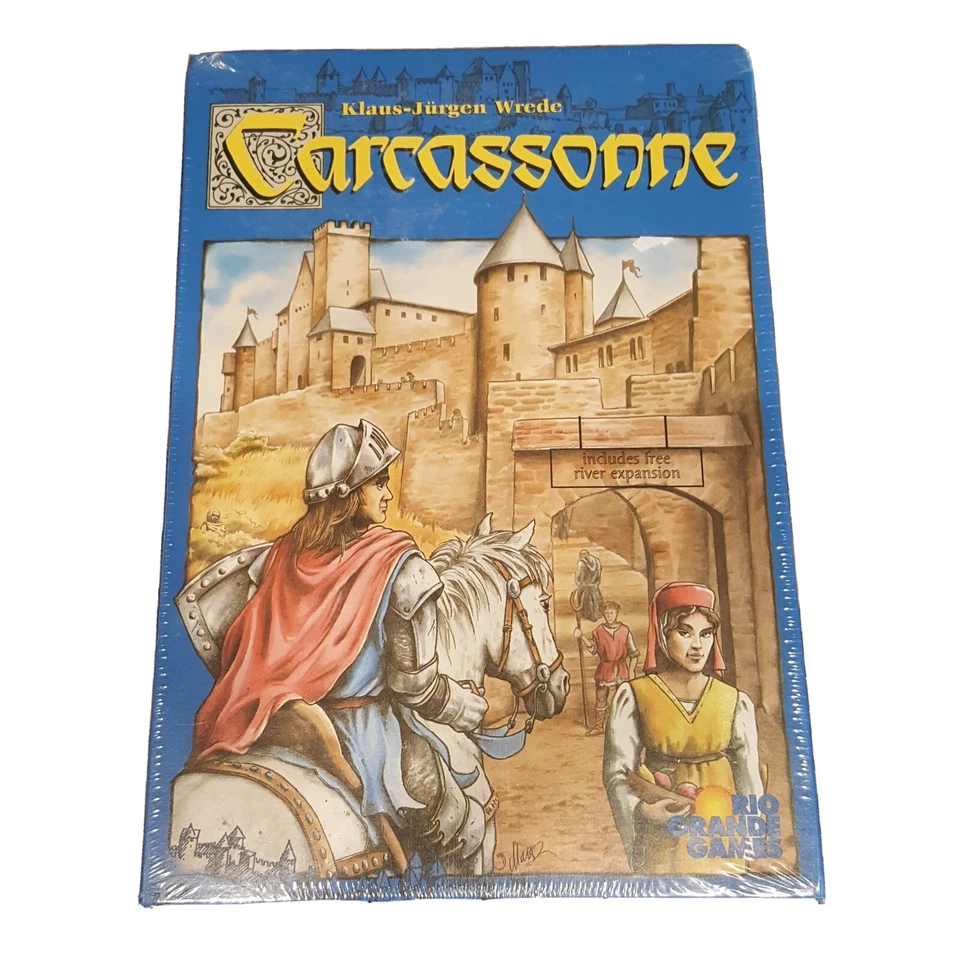 Carcassonne Board Game Rio Grande Games 2000 Hans Im Gluck 100 Complete