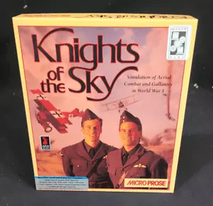 Computadora micro prosa vintage 1990 Knights of the Sky simulación de combate aéreo de la Primera Guerra Mundial - Imagen 1 de 3