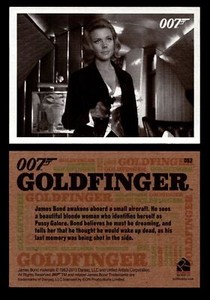 James Bond Autographs & Relics Goldfinger Throwback You Pick Single Card #50-110
