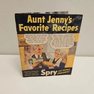 1940s Aunt Jenny’s Favorite Recipe Spry Vegetable Shortening Booklet Cook Book - Picture 1 of 5