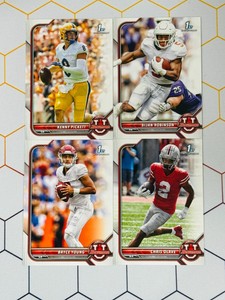 2021-22 Bowman University Football Base 1-100 Complete Your Set SINGLES You Pick