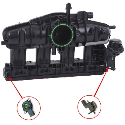 Intake Manifold w/ Sensor &Solenoid Valve Fits VW CC EOS GTI Tiguan Jetta Passat - Image 1 of 4