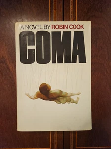 COMA ROBIN COOK 1977 HCDJ NEAR FINE INSCRIBED 1ST EDITION BASIS FOR FILM - Picture 1 of 8