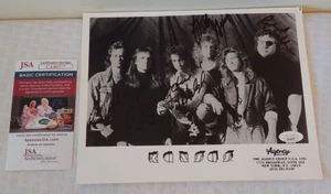 KANSAS Autographed Band Signed 8x10 Promo Photo Record Label JSA All 6 Members - Picture 1 of 1