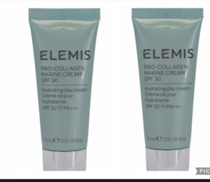 2x Elemis Travel Pro-Collagen Marine Cream SPF30 15ml - Brandneu (30ml Gesamt) - Bild 1 von 2