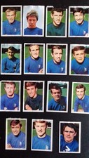 CHELSEA. Set of 15, FKS 1968/69 Wonderful World of Soccer Stars Stickers