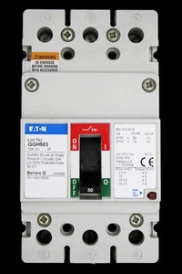 EATON 50 AMP 25kA TRIPLE POLE MCCB GGH503 - Picture 1 of 6
