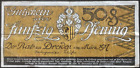 50 Pfennig Dresden 1917 Notgeld   #24.04.20.g