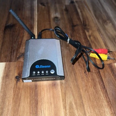 4K SWANN BLACK HAWK WIRELESS SECURITY CAMERA Receiver No Power Cord - Image 1 of 3