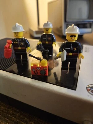 Lego Minifigura Bomberos Clásico Retro Bombero Minifigura Clásico Ciudad  Foto 1 de 2