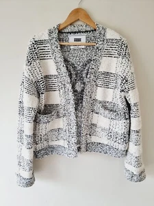 Cárdigan de punto abierto con bolsillos EENK Korea para mujer TALLA MEDIANA - Imagen 1 de 6