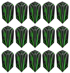5 New Sets Harrows Noble Slim Dart Flights – Ships w/ Tracking - Green - Picture 1 of 1