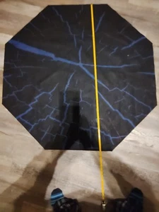 Stuhlmatte für Hartholzboden Bürostuhl Matte Boden 47" blau achteckig leicht gebraucht - Bild 1 von 5