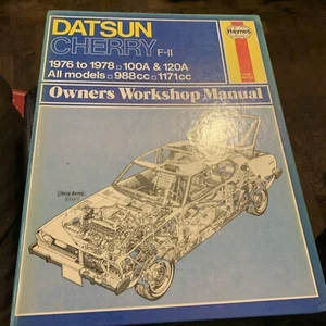 Haynes 368 Datsun Cherry F-II 1976 - 1978 100A 120A 988cc 171cc Workshop Manual - Picture 1 of 6