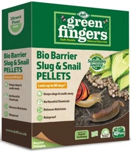 Doff Green Fingers Garden Organic Bio Barrier Slug & Snail Pellets Killer - 1kg - Picture 1 of 1