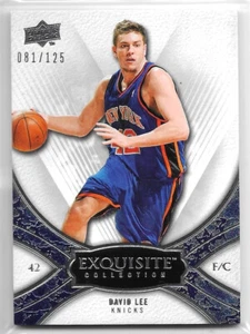 2008-09 Upper Deck Exquisite Collection Base /125 - DAVID LEE - New York Knicks - Picture 1 of 2