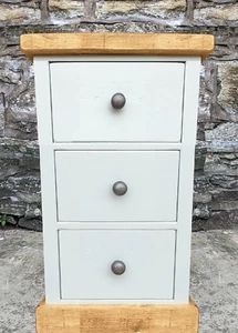 Chamomile Rustic Bedside Cabinet - Picture 1 of 2