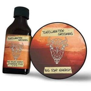 Big Soap Energy Shaving Soap (Milksteak Base) and Splash - by Barrister and Mann - Picture 1 of 2