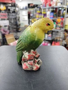 Vintage Multicolored Ceramic Parrot Bank. Unbranded - Picture 1 of 7