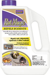 Bonide Rat Magic Pest Repellent. 5 lbs of Granules. Repels Rats, Mice & More! 