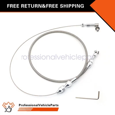 24-дюймовый универсальный трос дроссельной заслонки из нержавеющей стали подходит для Ford и других новых - Изображение 1 из 4