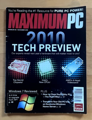Maximum PC Magazine November 2009 - Tech Preview 2010 - Image 1 of 3