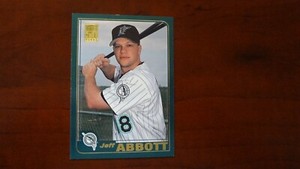 2001 TOPPS # 413 JEFF ABBOTT BASEBALL CARD