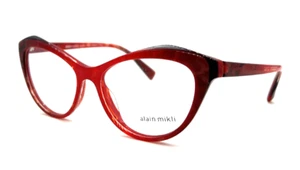 NEU ALAIN MIKLI A03061 F003 ROT RAUCH AUTHENTISCHE BRILLE 54 - 16 - Bild 1 von 4