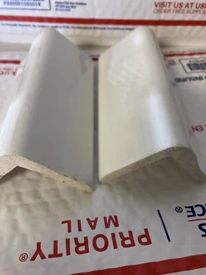 Dos piezas de azulejo Dal K 101 tapa en V, riel de contador, #8262 semibrillante descontinuado Foto 1 de 4