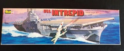 NOS 2004 Revell USS INTREPID WWII Carrier - 14 1/2 Inches - 1/720 - Sealed 0462 - Image 1 of 4