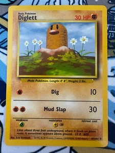 Diglett 047/102 Base Set Regular - Picture 1 of 2