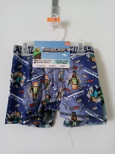 Minecraft Boy's Underwear 2 Boxer Briefs Size 6 NWT - Picture 1 of 5
