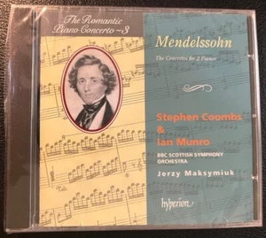 Mendelssohn 2 Pianos Coombs Romantic Piano Concerto 3 Hyperion Cd New Sealed - Bild 1 von 3