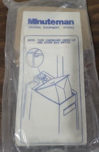 New Hospital Grade Disposable Vacuum Filter Bag Minuteman Model 370042 - 10 Lot - Picture 1 of 3