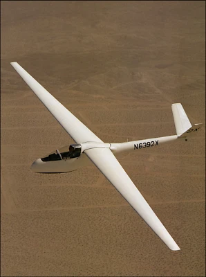 Avión de vela Sisu 1A 1989 estampado vintage El Mirage desierto Foto 1 de 3