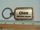 Porte-clés Glen Name, porte-clés Daytona Beach, étiquette d'identification de bagages, identifiant de nom, porte-clés
