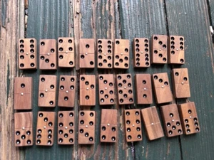 Dominos Guayacan Wood Domino Vintage - Picture 1 of 7