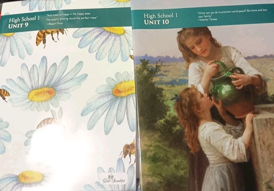 Good & The Beautiful High School 1 Units  9, 10 Language Arts Workbooks J8 - Image 1 of 1